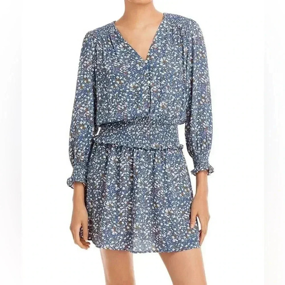 NWT Rails Zana Mini Dress Blue Ditsy Floral size XL - Picture 13 of 13